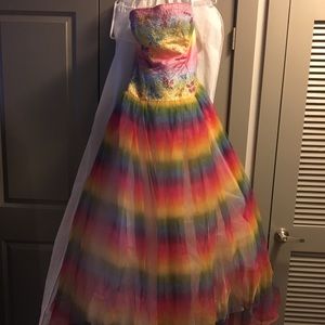 Rainbow Prom Dress